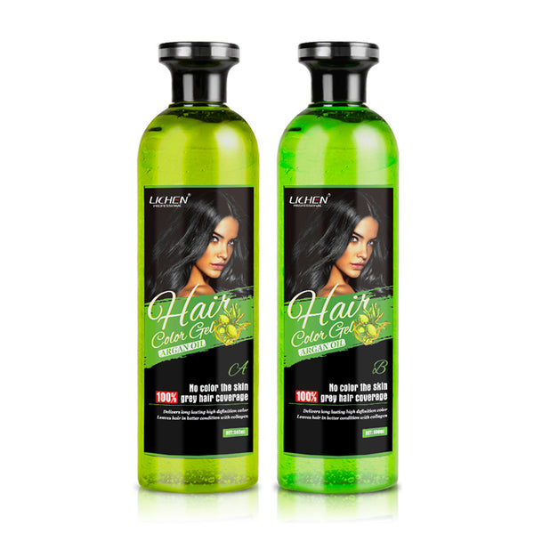 Lichen Hair Color Gel (Argan Oil) 500 ml x 2 = 1000 ml