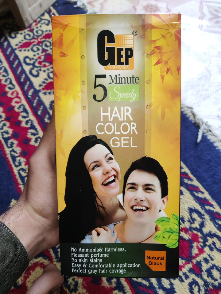 GEP PROFESSIONAL 5 MIN SPEEDY HAIR COLOR GEL 2 BOTTLE 1000 ML