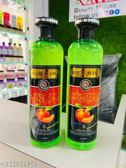 FRUIT VINEGAR GEL NATURAL HAIR COLOR 100% ORGANIC 🌱 500 ML