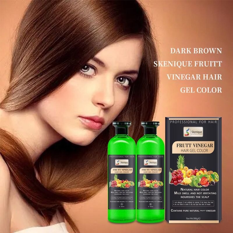 FRUIT VINEGAR GEL NATURAL HAIR COLOR 100% ORGANIC 🌱 500 ML